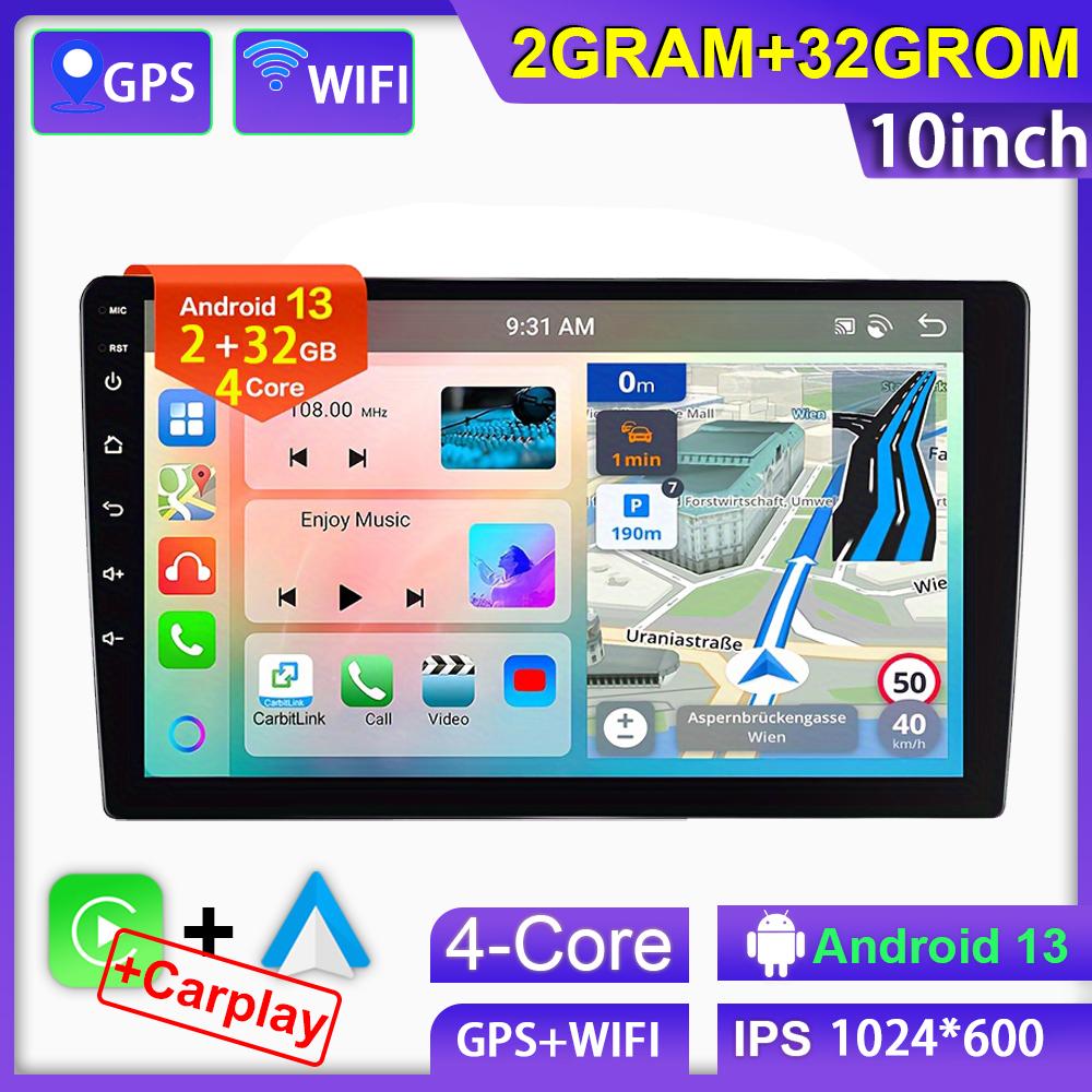 7"/9"/10" автомобильный радиоприемник Android 13 Androidauto Carplay WIFI GPS автомобильный аудиоплеер автомобильный мультимедийный проигрыватель для Hyundai Nissan Toyota Kia