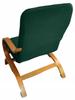 Finka Armchair Cover, Green, Thick Jacquard