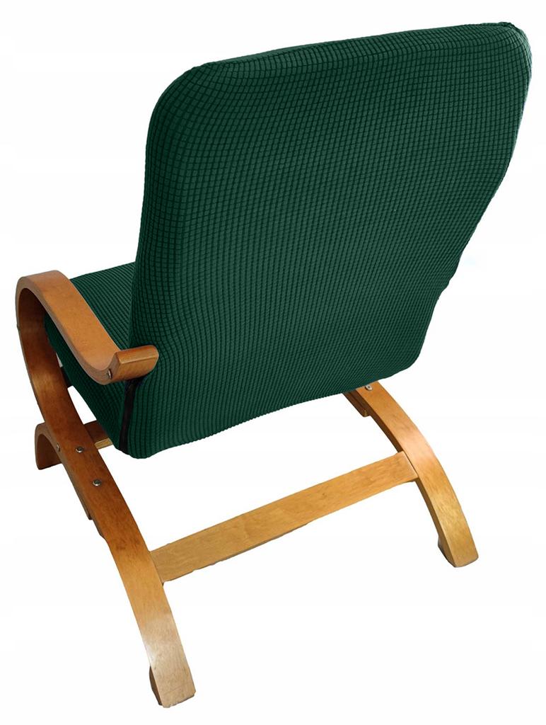 Finka Armchair Cover, Green, Thick Jacquard