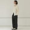 ATELIER NAIN Stripe Tuck Point Pants(Pt-5572)