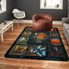 Butterfly Collection Pattern Rug Floor Mat for Living Room or Bedroom Soft and Comfortable Carpet a Gift for Birthday and Holiday.