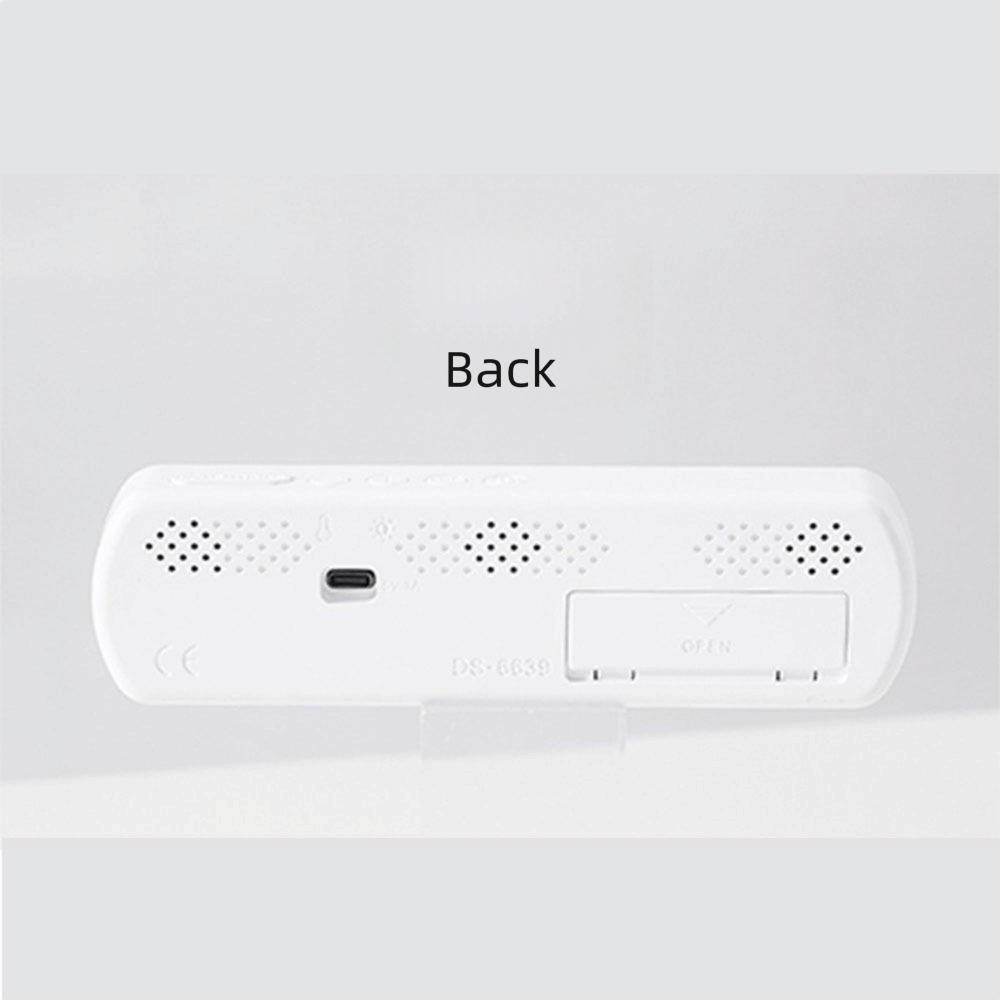 Temperature Display Digital Alarm Clock 12/24 Hour Table Clock Temperature Display Clock Home Use