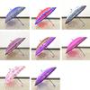Umbrella Straight Rod Curved Handle Color Ding Ten Bone Reinforced Sunny Umbrella Girl Student Umbrella Print