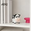 Декоративная фигурка животного 3D-печатная фигурка молочной коровы Мультяшная статуэтка коровы для декора стола Мини-скульптура Подарок для дома и офиса Любителям