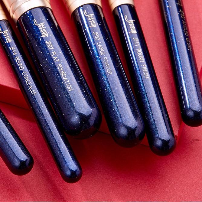 Набор профессиональных кистей для макияжа, 6 шт (Prussian Blue/Golden Sands)