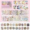 New PET 3D Scene Stickers Creative 60-Sheet Cute Stickers Books Fantasy Park Theme Cartoon Style Scrapbook Sticker DIY Crafts