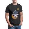 Star Astronaut With Helmet In Space T Shirt Anime Clothes Oversized Cotton T-Shirt Short Sleeve