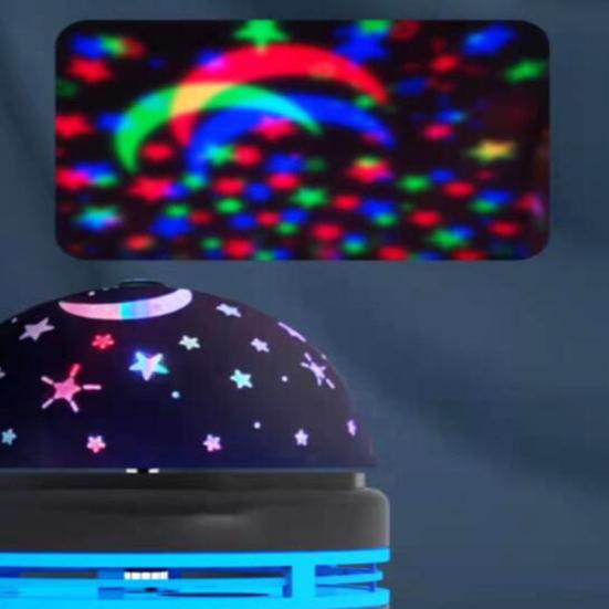 Съемный защитный чехол Yousheng, запуск одной кнопкой, проекционная лампа, цветное звездное небо, светодиодный диско-светильник, праздничные принадлежности