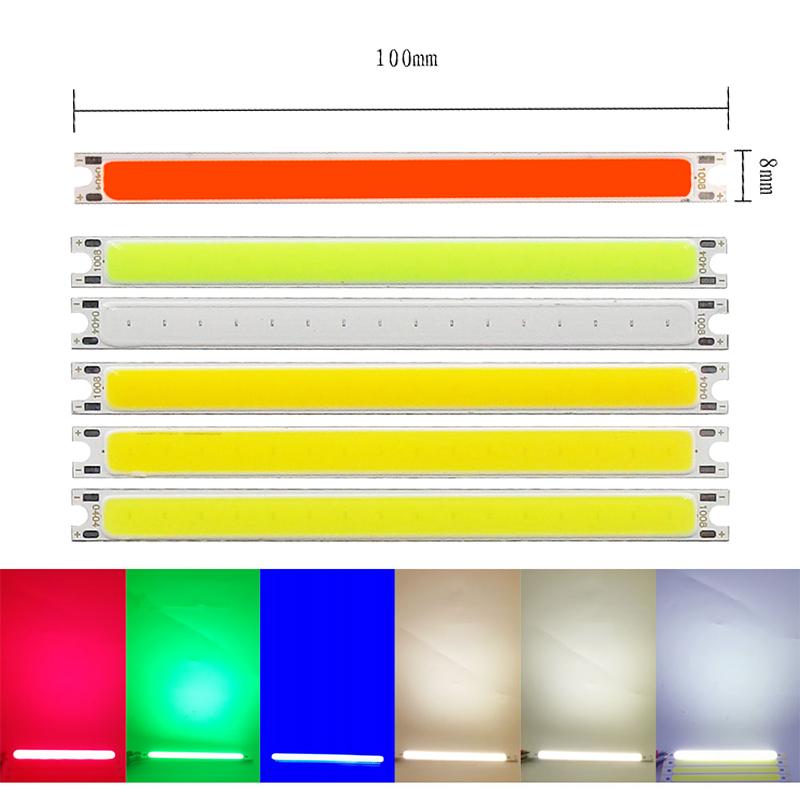 2 Вт 3 Вт 5 Вт 6 Вт 8 Вт COB LED 12V Chip Module LED Chip Matrix Module Сверхвысокая яркость Многоцветная подсветка для самостоятельного изготовления