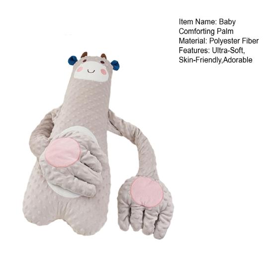 Детская успокаивающая подушка-ладонь для сна, анти-вздрагивание, обнимающая мягкая игрушка с мягким наполнителем с эффектом памяти, способствует самостоятельному засыпанию, игрушка