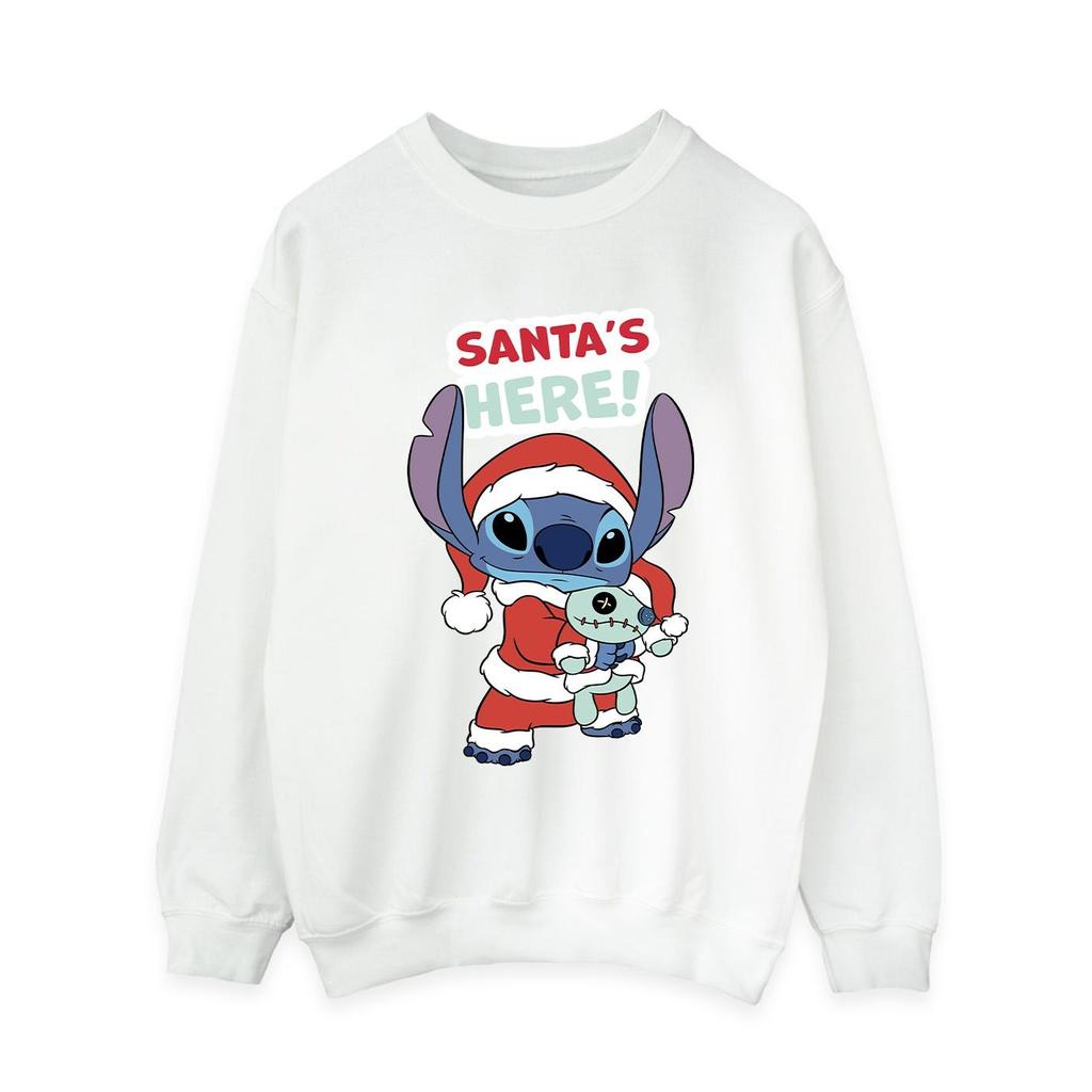 Disney Womens/Ladies Lilo & Stitch Santa´s Here Sweatshirt