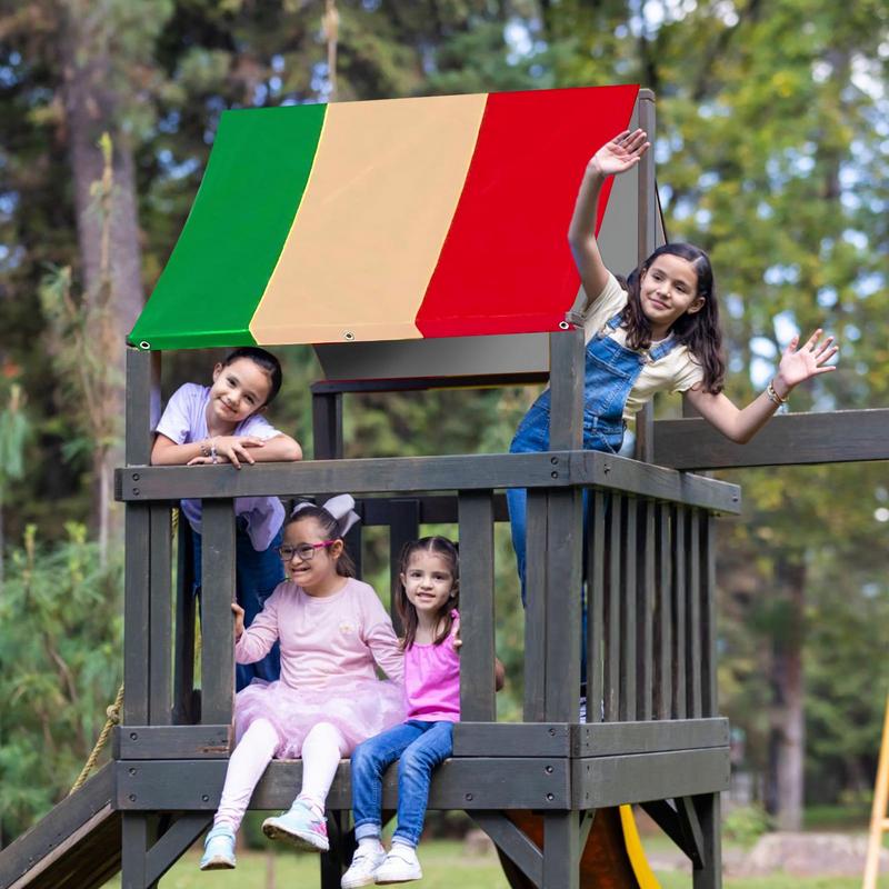 1 шт. УФ-стойкий тент-чехол для качелей, водонепроницаемый навес для детской игровой площадки, защита от солнца для уличных качелей и горки