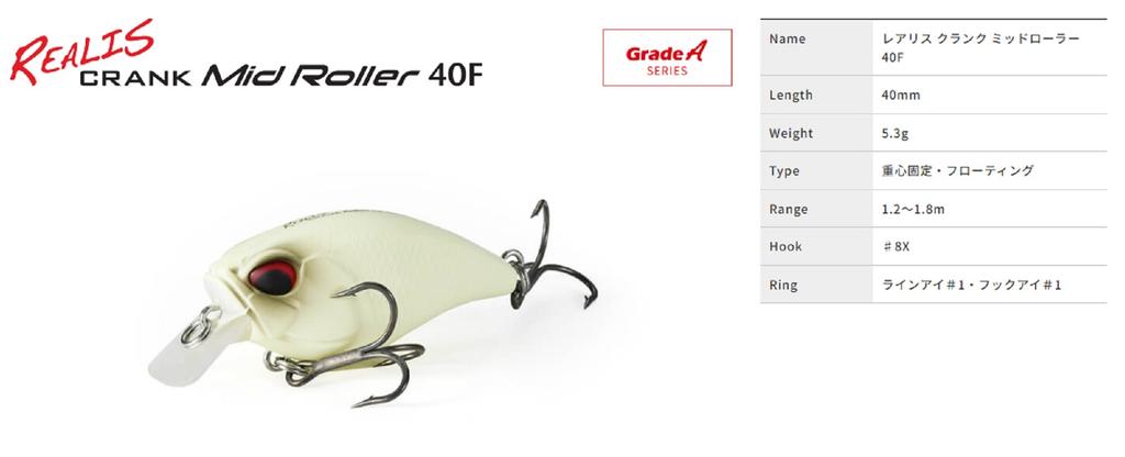 DUO Плавающая приманка Realis Crank Mid Roller 40 GSN3374 (0143)