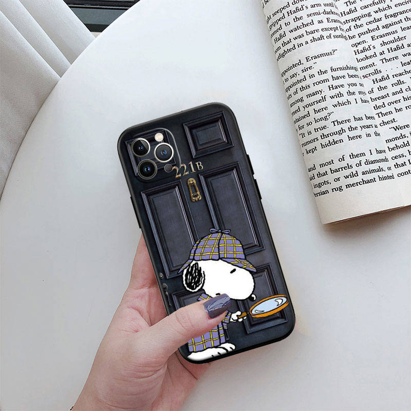 Чехол для телефона ED44 S-Snoopys для iPhone 6 6s 7 8 11 12 13 14 15 XS Pro Max XR X SE Samsung S20 S21 S22 S23 S24 FE Ultra Plus Lite S21S A55