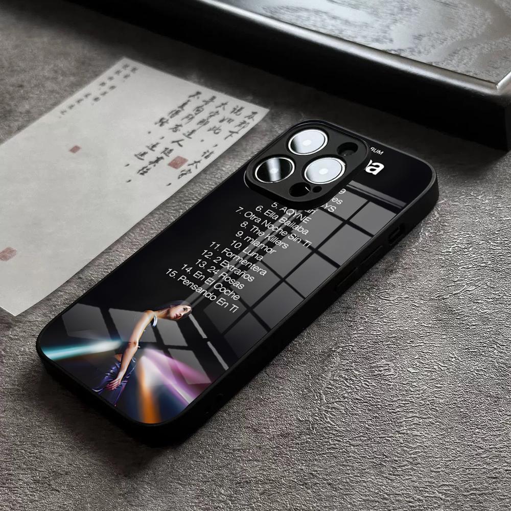 Чехол для телефона Singer A-Aitana Alpha для iPhone 17 Pro Max 14 Pro 15 12 11 13 Mini X XR XS 16 Plus SE Стеклянная крышка