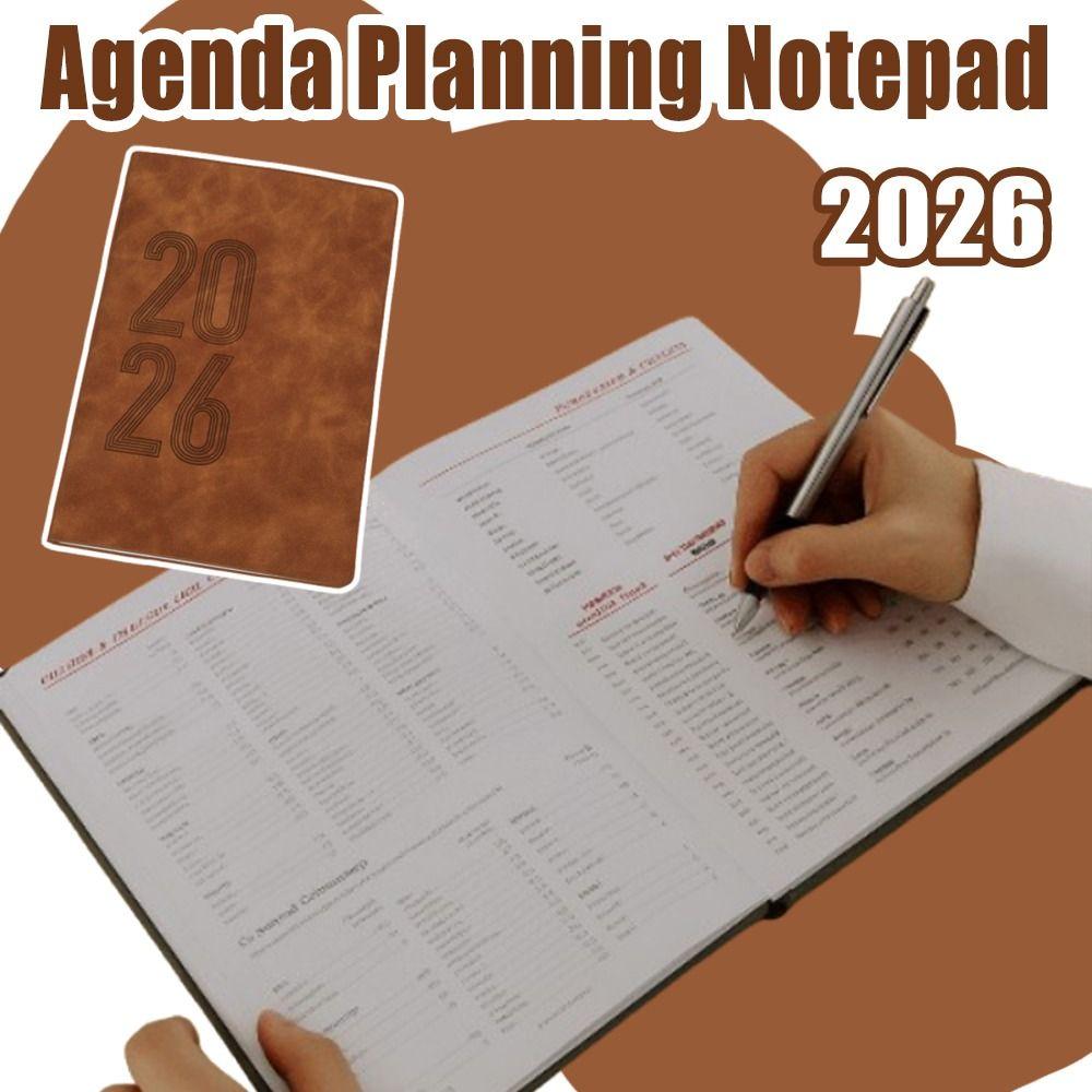 English Version 365 Days Efficiency Notebook Yearly Schedule Office Work Planner Student Diary