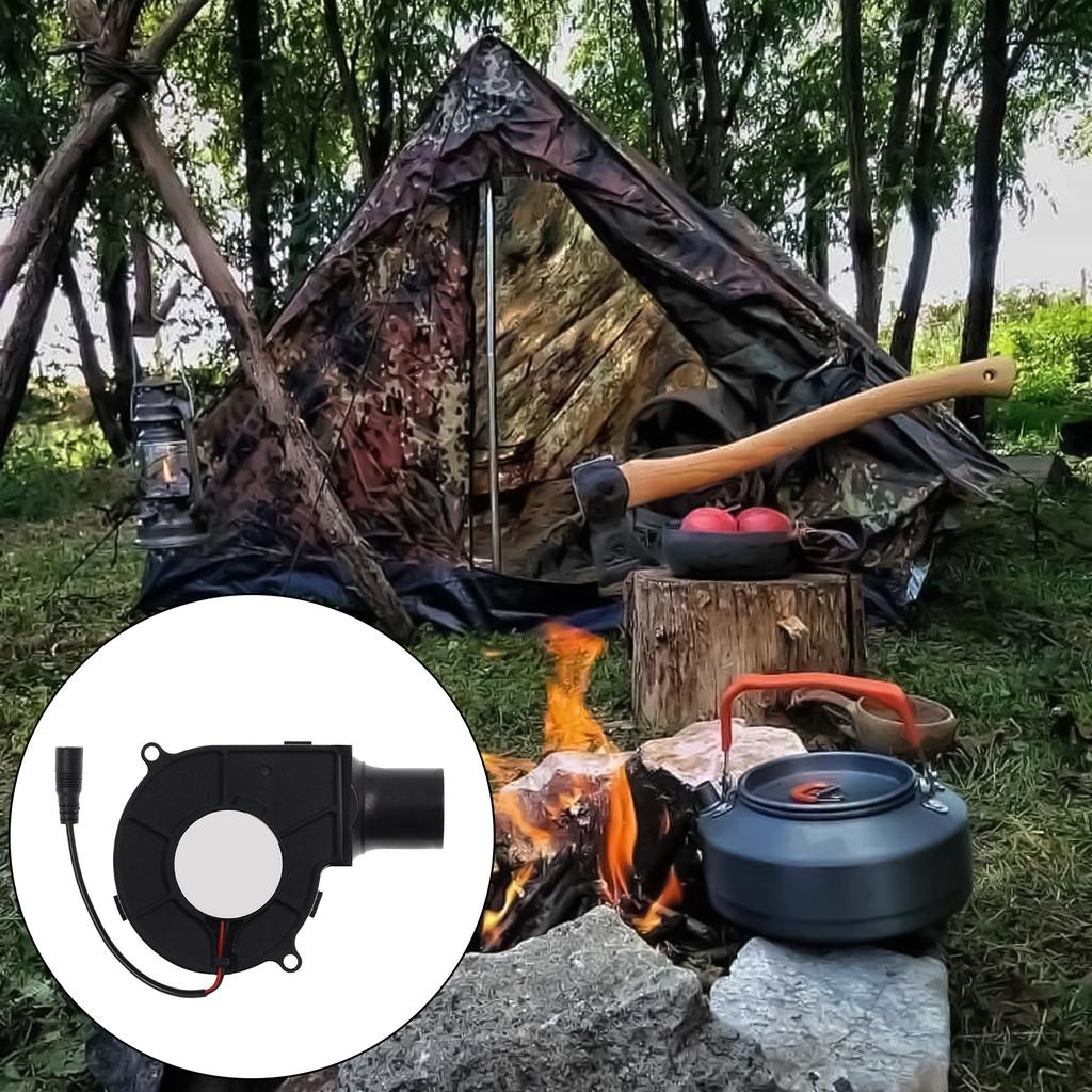 7530 Вентилятор для BBQ с шарикоподшипником, центробежный вентилятор для охлаждения воздуха, 3700 об/мин, 12 В, электрический вентилятор для кемпинга на открытом воздухе