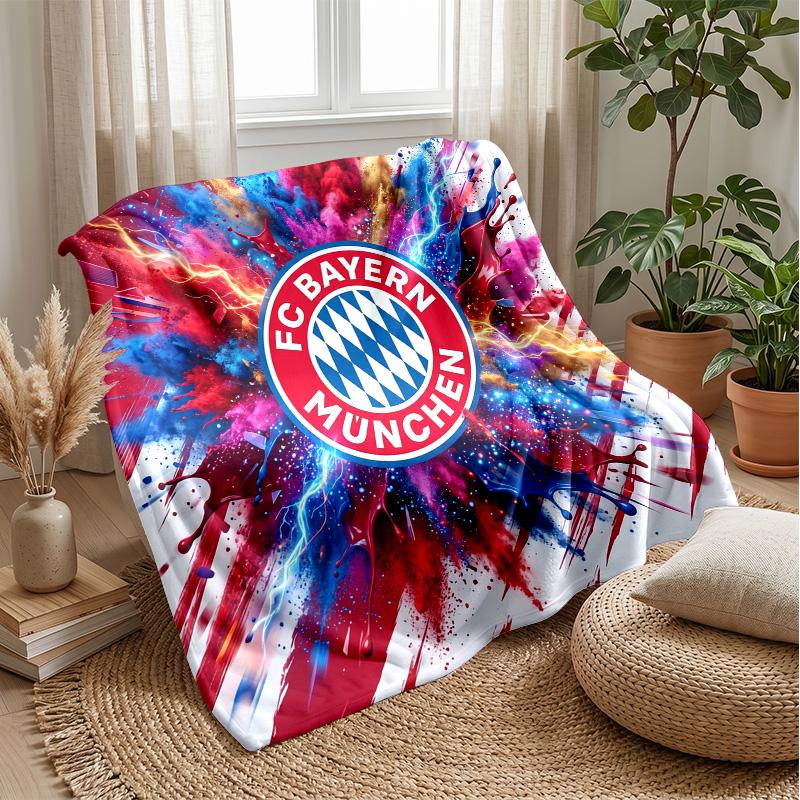 Bayern Munich Theme blanket Soft Flannel Blanket Plush Throw Blanket Cozy Sofa Bed Blanket for Home Decor