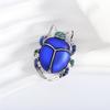 Beetle Brooch Creative Insect Brooch Niche Design Anti-Light Pin Suit Accessories