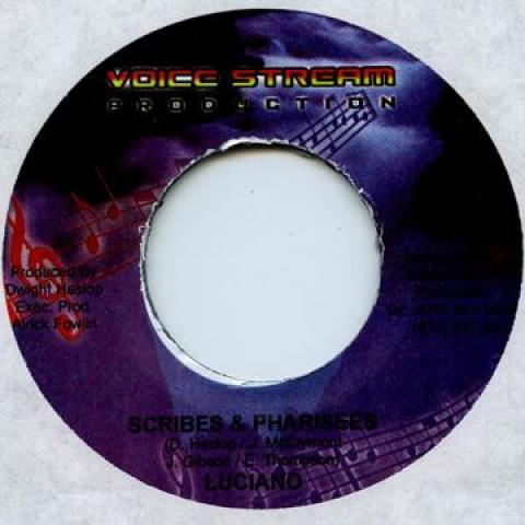 7-дюймовая пластинка LUCIANO - Scribes & Pharisees Voice Stream 2004 Ямайка Регги, Ска и Даб