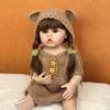 55 CM Lifelike Full Body Silicone Reborn Girl Baby Doll 22 Inch Newborn Girl Toddler Bebe Birthday Gifts for Child