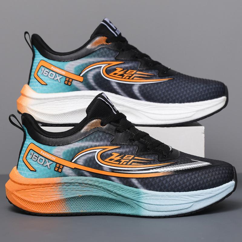 Real explosive ultra-light carbon plate ink absorbent outsole running shoes to match sex couple sneakers