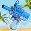 Электрический Водяной Пистолет Uzi Игры в Бассейне Пляж Детские Уличные Игрушки Мальчики Автоматический Бластер Игрушечный Пистолет Прозрачный Водяной Миниган