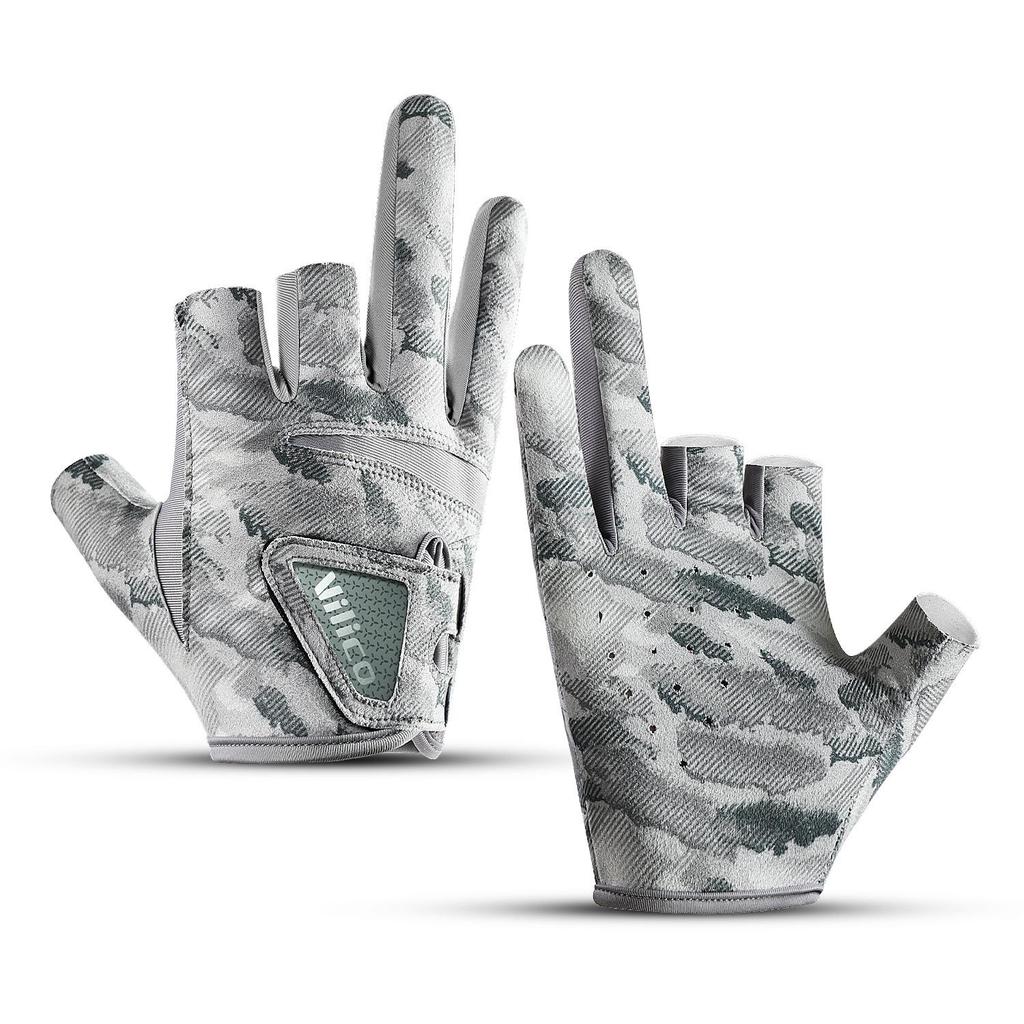 Summer Thin Breathable Three-Finger Fishing Gloves - Anti-slip, Professional Lure Design