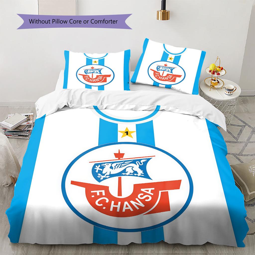 Hansa Glory Bedding Quilt Set Quilt Cover Pillowcase Home Decoration Birthday Gift (1 * duvet cover + 2 * pillowcase, without core)