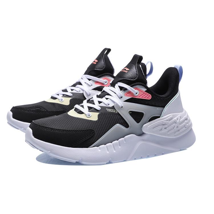 Li Ning EXD Повседневная обувь Женская Низкая Черный/Белый/Розовый AGLR002-2