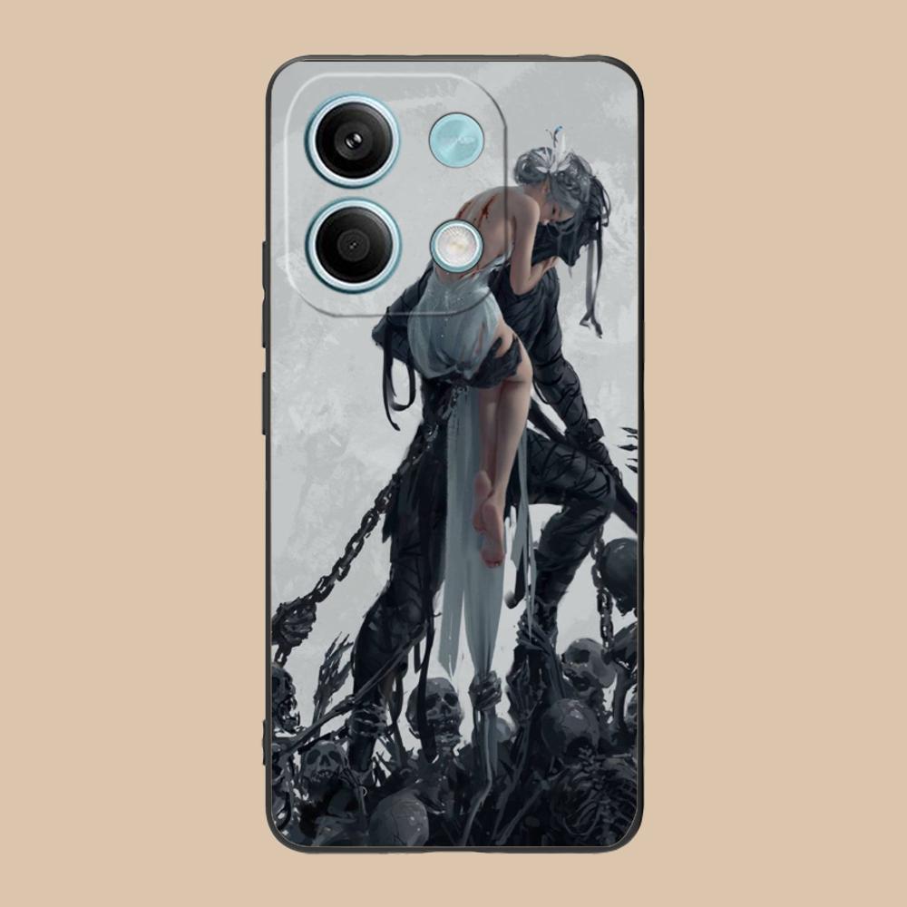 Anime Ghostblade Mobile Phone Case for POCO M7 M6 M5 M4 M3 X7 X6 X5 X4 X3 Pro GT 5G Colorful Printing Cover Cellphones Cover