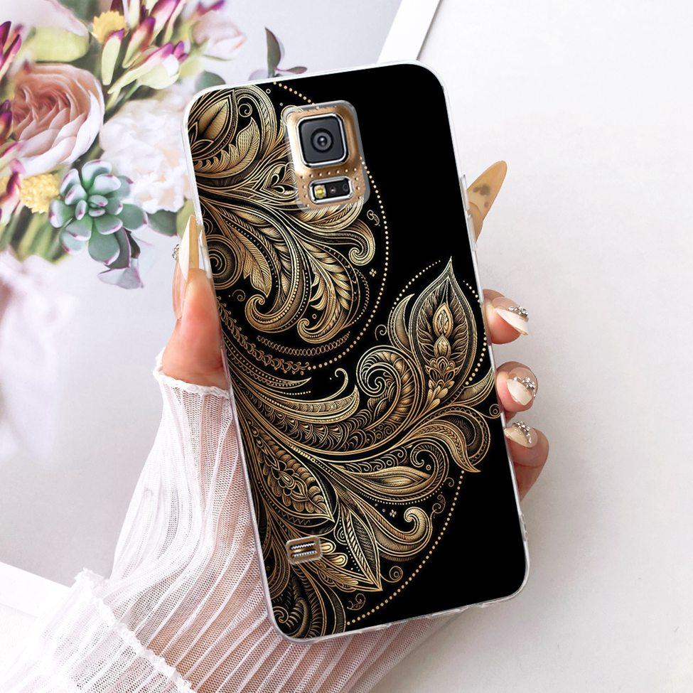 Transparent For Samsung S5 Case Fashion Butterfly Cute Cat Funny Painted Cover For Samsung Galaxy S5 SM-G900F SM-G900M Casing