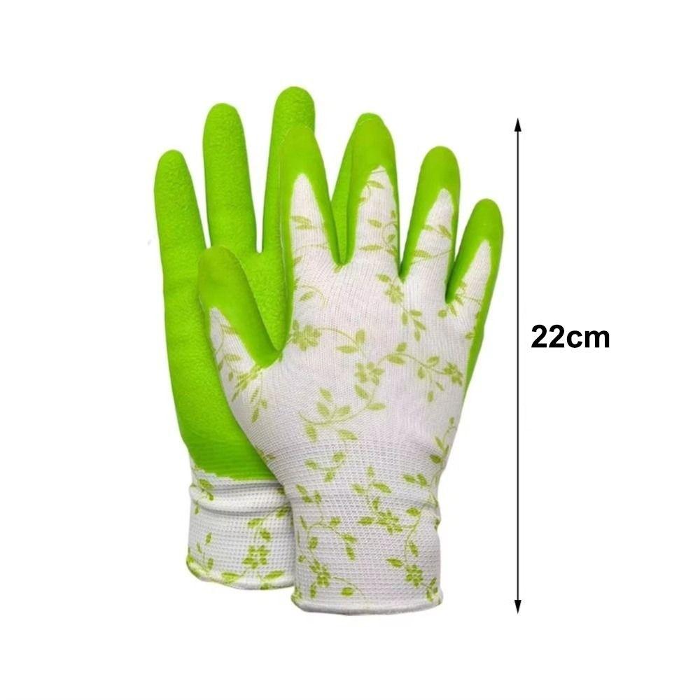Breathable Material Gardening Gloves Wear-Resistant Rubber Gloves Durable Work Gloves Garden Use