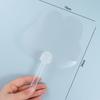 DIY Transparent Hand Fans Portable Graffiti Fan Funny DIY Blank Fan  Kindergarten