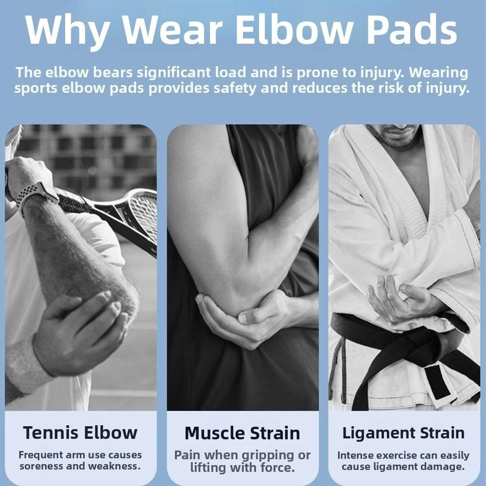 Compression Elbow Support with Strap Elbow Brace Sports  Elbow Protective Pad  Men Women