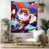 Digital Circus5 Wall Decor Tapestry Art For Pet Memorial Birthdaywedding Party Backdrop Family Gift