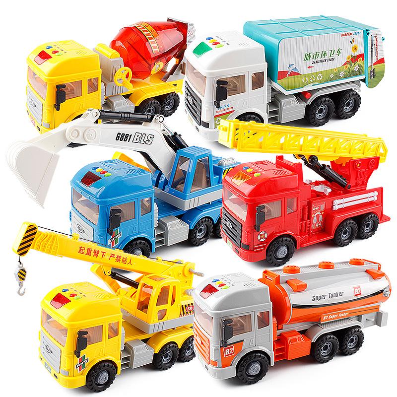 Children's Engineering Vehicle Toy Set