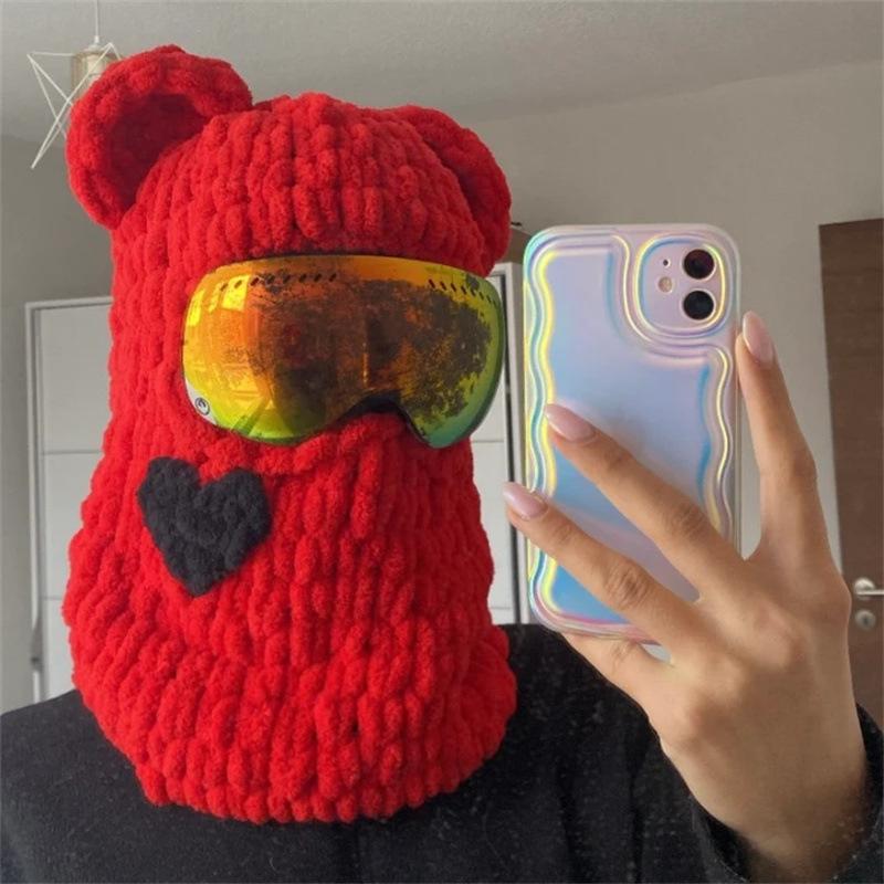 Креативная шерстяная шапка ручной вязки, забавная маска родителя и ребенка, шляпа римского рыцаря