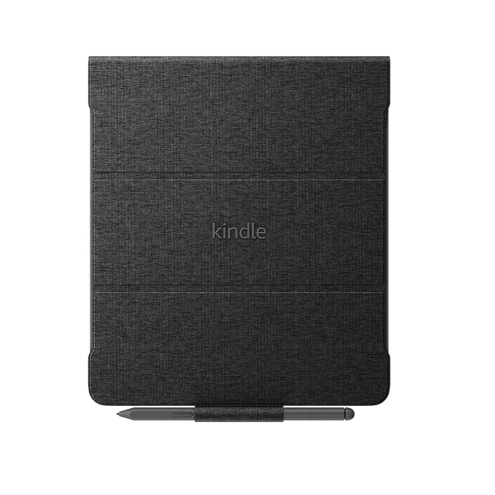 Kindle Scribe In 2024 and Amazon Genuine Fabric Folding Cover [For (released 2022)] (black)