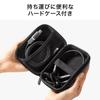 Sanwa Direct Гарнитура Bluetooth USB Проводная с Микрофоном Шумоподавлением с Кейсом для Хранения для Удаленной Работы и Онлайн-Встреч Беспроводная Открытого Типа