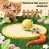 Automatic Rolling Ball Interactive Cat Ball, Self with Bell And Detachable Plush Tail, Pet Tail Obstacle Avoidance, Rechargeable Light for Indoor Cats