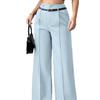Loose and Versatile Summer Drape for Slimming, Wide-leg High-end Straight Drape High-waisted Casual Dress Pants for Women