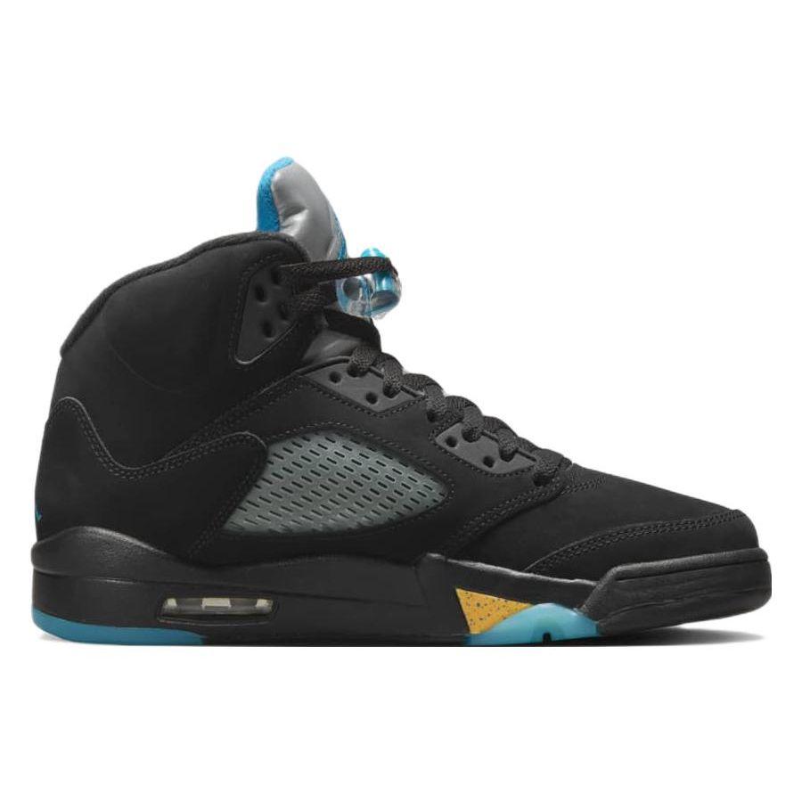 Мужские кроссовки Air Jordan 5 Retro Aqua Black Aquatone Taxi DD0587-047