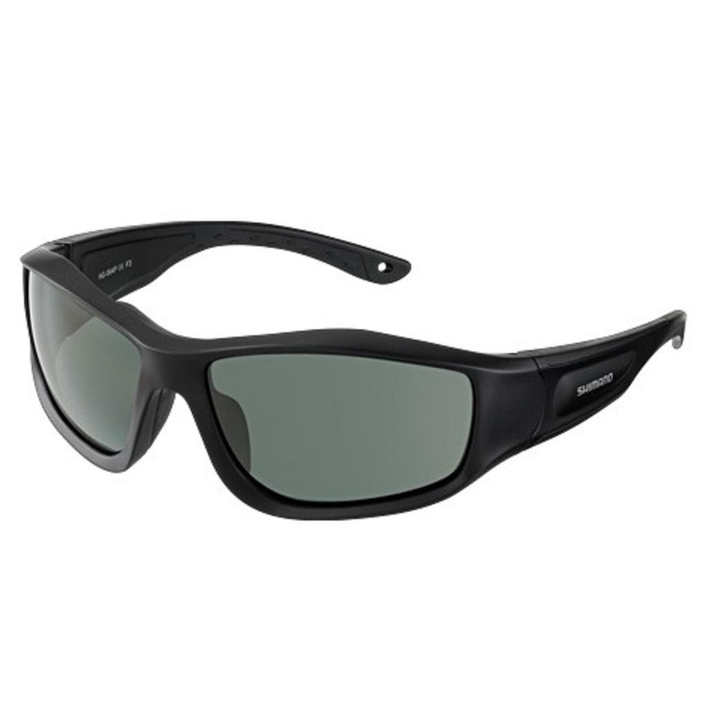 SHIMANO Fishing Polarized Sunglasses Floating Fishing Glasses Matte Black Smoke HG-064P