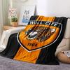 Hull City Art Printed Flannel Blanket, soft throw for bedroom sofa, washable, Christmas present, great gift.