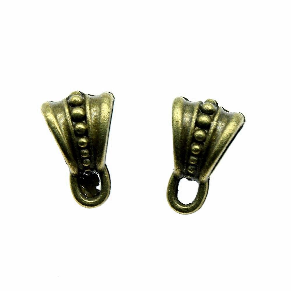 Декоративные металлические подвесные компоненты для головы с античной отделкой и бусинами для изготовления ювелирных изделий