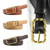 Fashion Womens Alloy Pin Buckle Pu Leather Belt For Casual And Office Use