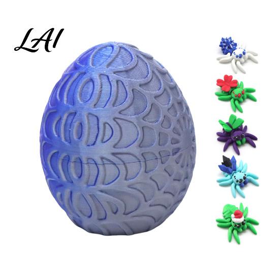PLA Craft Gifts 3D Printed Spider Figurine Articulated Fidget Toy Movable Joints Ornamental Pieces for Windowsill Animal Creative Desktop Ornaments
