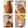 Wooden Handle Beer Bottle Opener Creative Stainless Steel Cocktail Drink Can Opener Bartender Corkscrew For Home Bar Restaurant