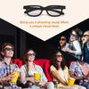 100 Pack Passive Circular Polarized 3D Glasses for Adults - Lightweight Non-Electric Eyewear for Home Theater, Cinema & 3D Movie Viewing
